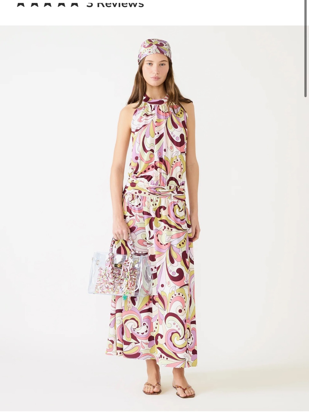 Steve Madden Paisley Halter Dress NTW